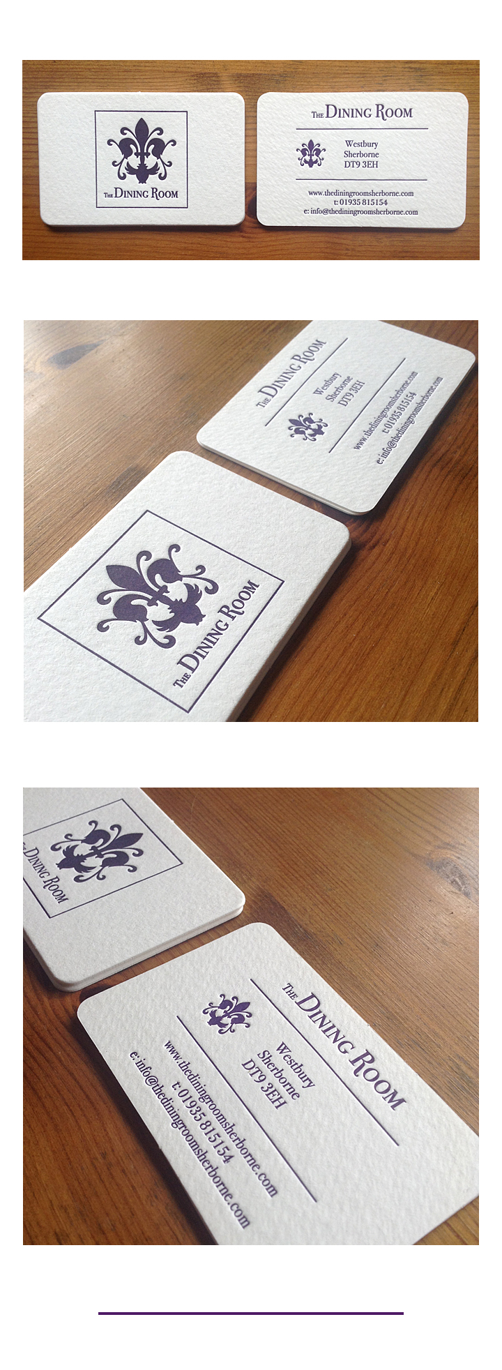 Dining Room Sherborne - Graphic Design Sherborne